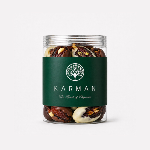 Assortment-Mixed-Chocolate-Date-with-almond-Half-Coated