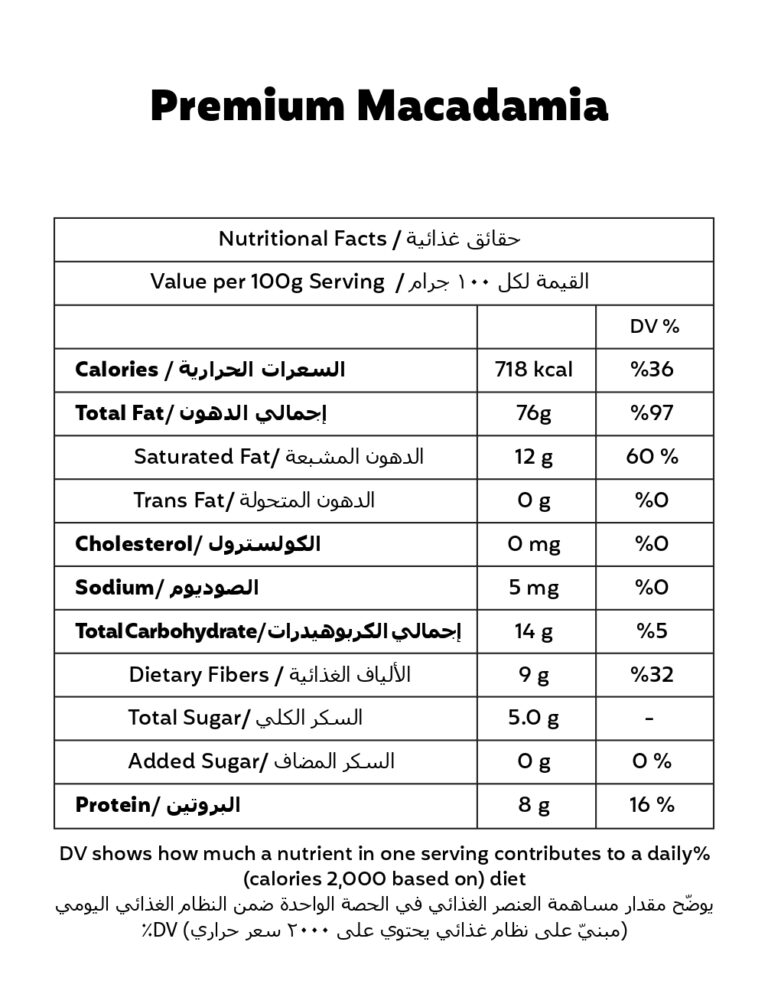 Premium Macadamia